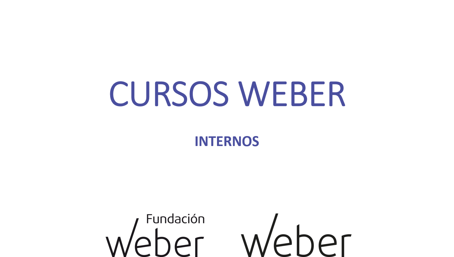 Curso interno Weber